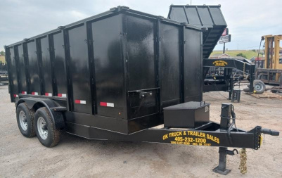 New 2025 Road Boss 83x14 Bumper Pull Dump Trailer   Roofers Special  