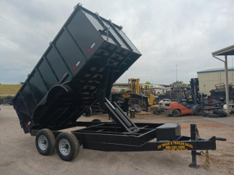 New 2025 Road Boss 83x14 Bumper Pull Dump Trailer " Roofers Special "