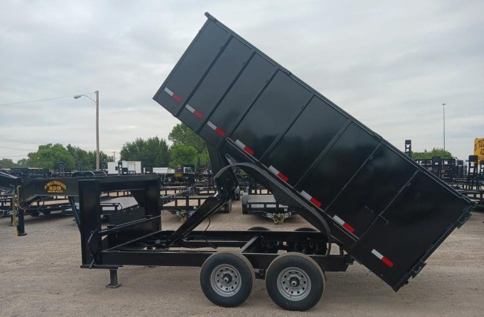 New 2025 Road Boss 83x14 Gooseneck Dump Trailer