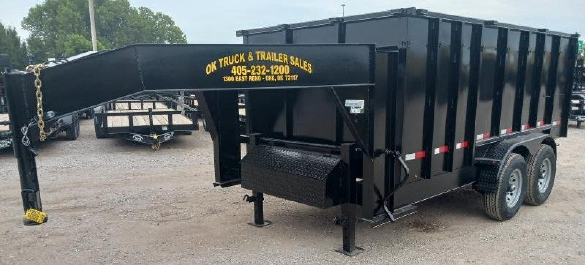 New 2025 Road Boss 83x14 Gooseneck Dump Trailer