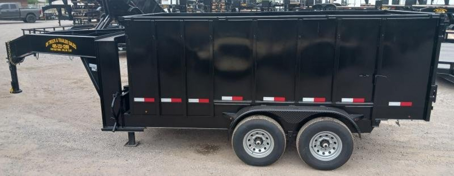 New 2025 Road Boss 83x14 Gooseneck Dump Trailer