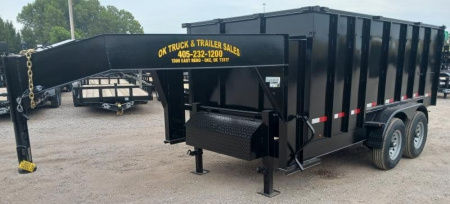 New 2025 Road Boss 83x14 Gooseneck Dump Trailer