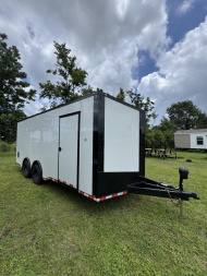 New 2025 Spartan Cargo 8.5x20TA4 7' Tall Rear Wing Blackout Pkg Cargo / Enclosed Trailer