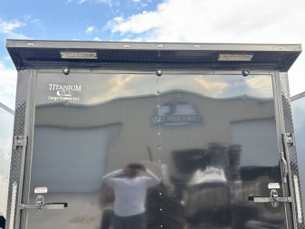 New 2025 Titanium Cargo 8.5x24TA3 Rear WING 7'6  Tall Spread Axle Cargo / Enclosed Trailer