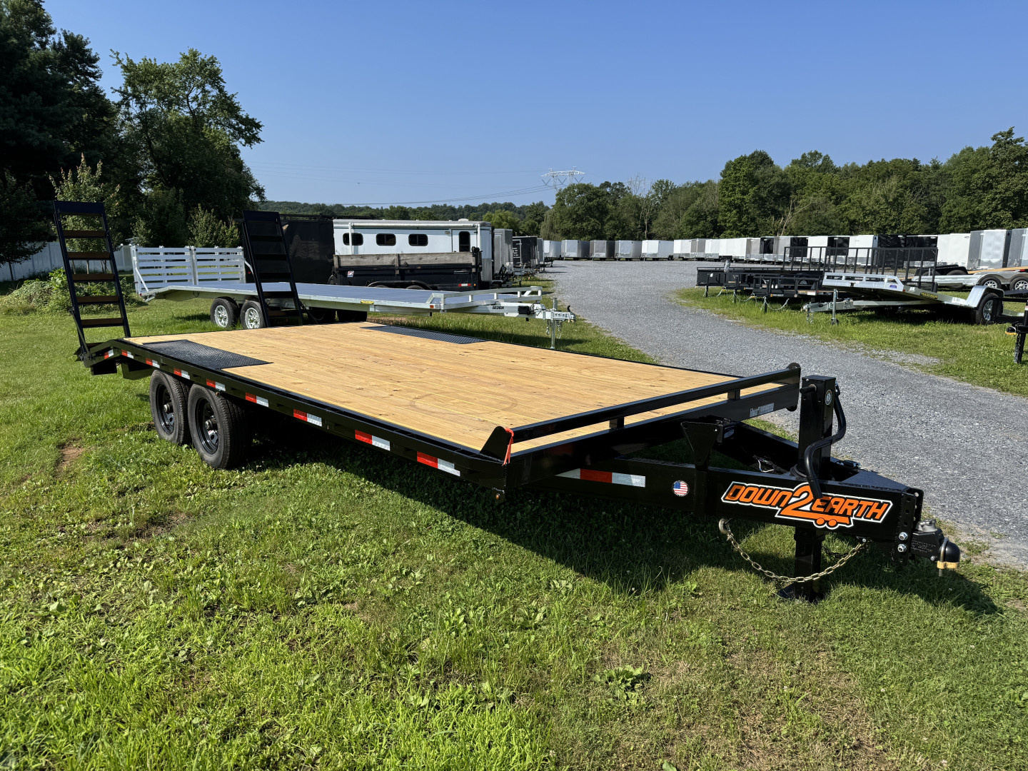 New 2025 Down 2 Earth 20FT 10K Deckover Equipment Trailer