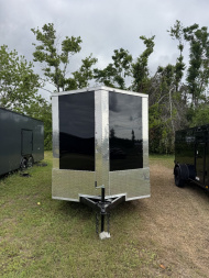 New 2025 J&C Suppliers 7x14TA 7' Tall REAR WING SPOILER Cargo / Enclosed Trailer