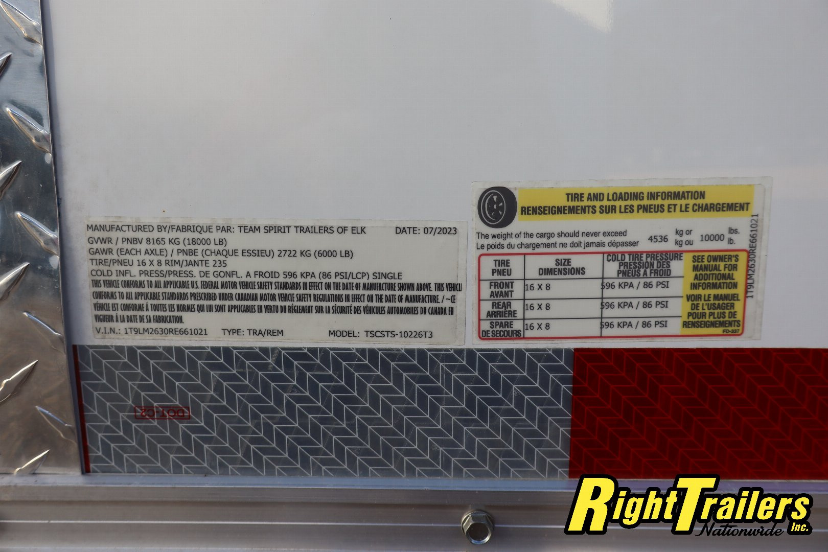 Used 2024 8.5X26 Team Spirit Stacker