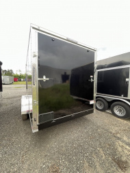 New 2025 Diamond Cargo 7x16TA 7' Tall Concession Window Glass & Screen BBQ Trailer