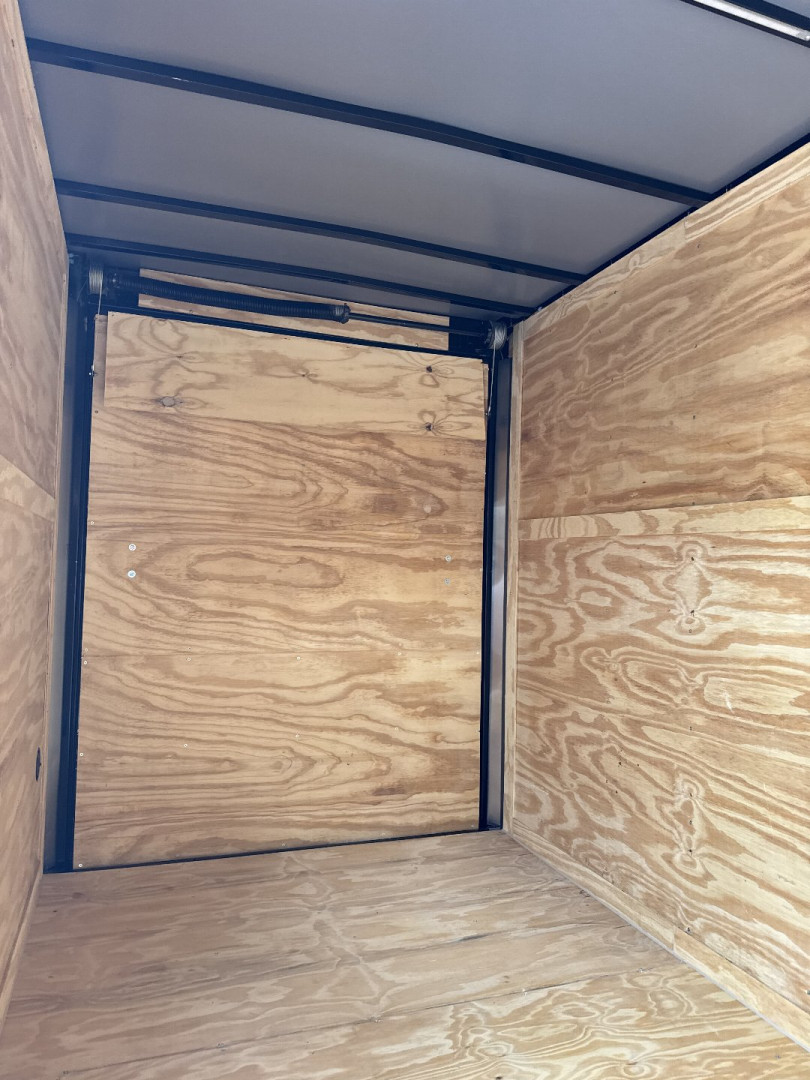 New 2025 J&C Trailers 6x12SA 7' Tall BLACKOUT Cargo / Enclosed Trailer