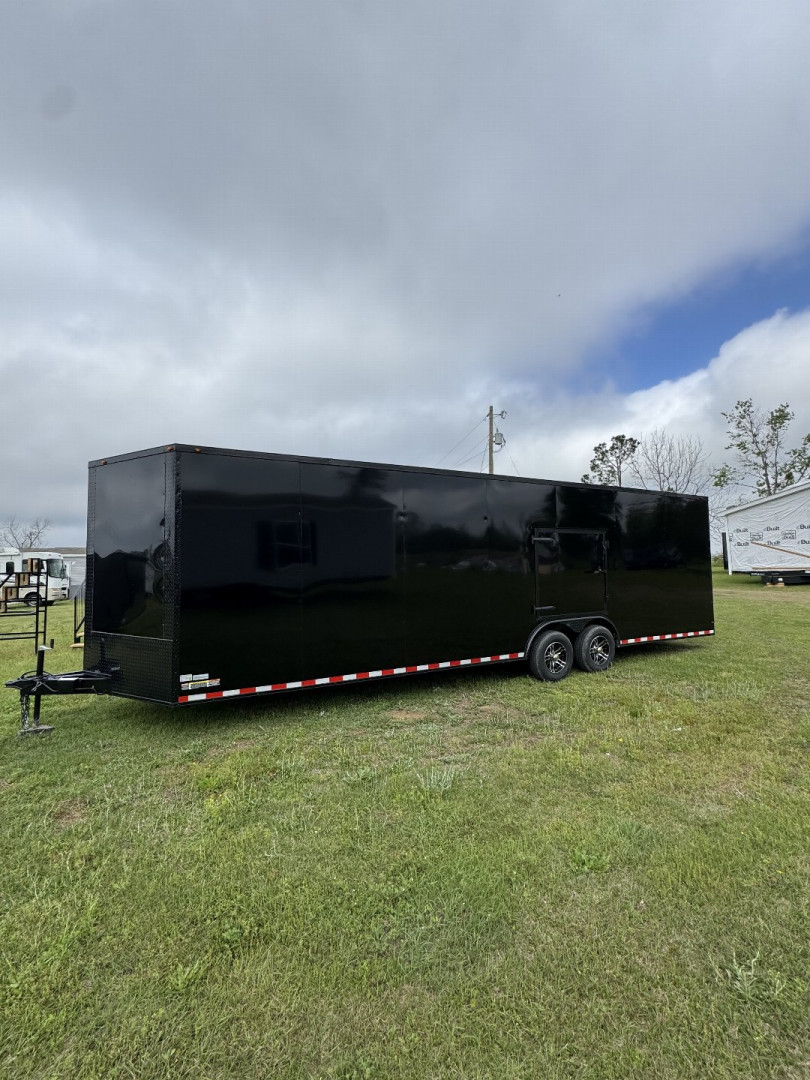 New 2025 South Georgia Cargo Trailers 85x28TA3 7'6" Tall All BLACKOUT Cargo / Enclosed Trailer