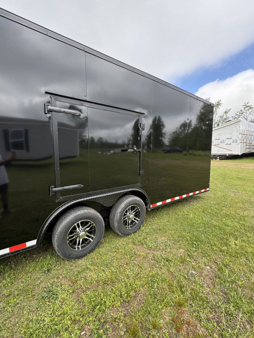 New 2025 South Georgia Cargo Trailers 85x28TA3 7'6" Tall All BLACKOUT Cargo / Enclosed Trailer