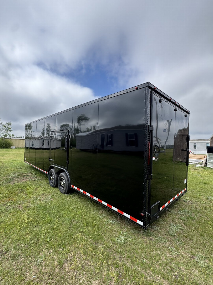 New 2025 South Georgia Cargo Trailers 85x28TA3 7'6" Tall All BLACKOUT Cargo / Enclosed Trailer