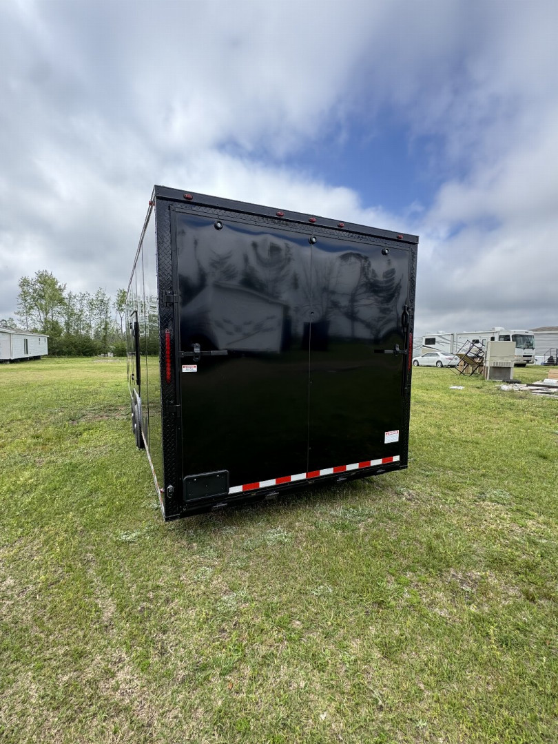 New 2025 South Georgia Cargo Trailers 85x28TA3 7'6" Tall All BLACKOUT Cargo / Enclosed Trailer