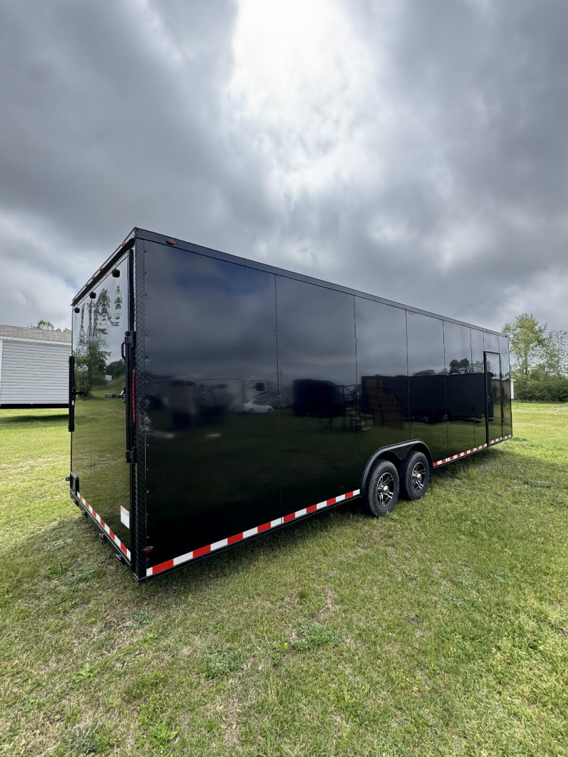 New 2025 South Georgia Cargo Trailers 85x28TA3 7'6" Tall All BLACKOUT Cargo / Enclosed Trailer