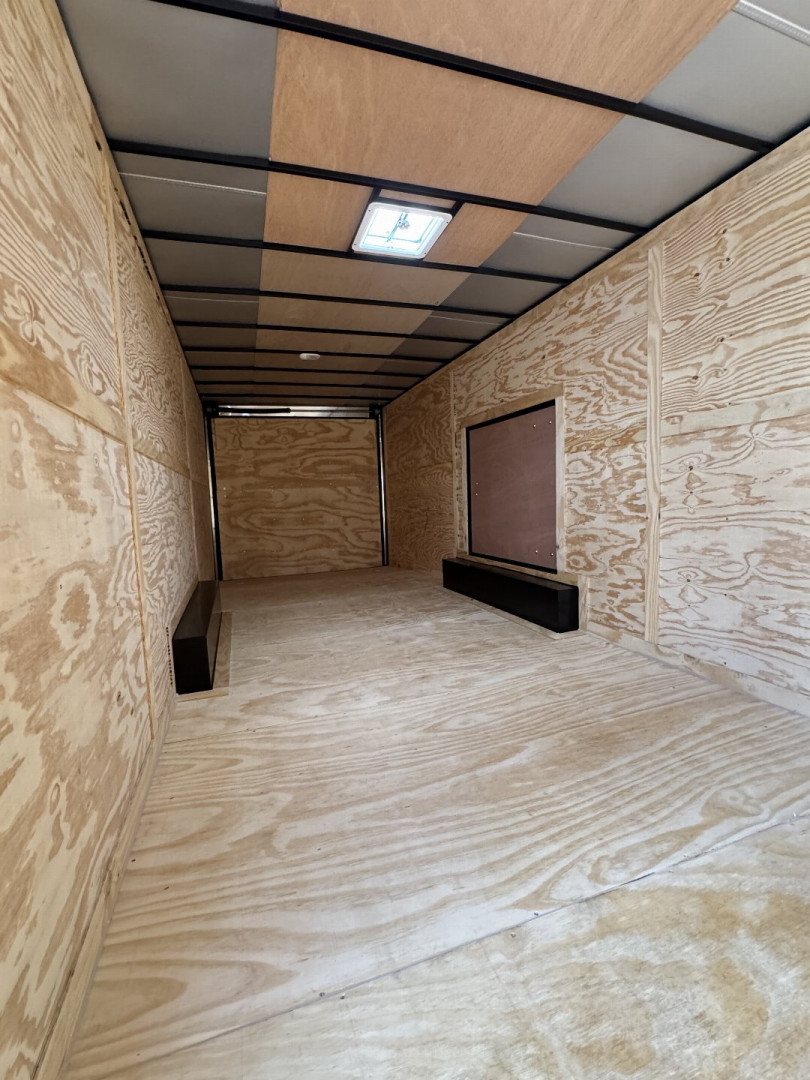 New 2025 South Georgia Cargo Trailers 85x28TA3 7'6" Tall All BLACKOUT Cargo / Enclosed Trailer