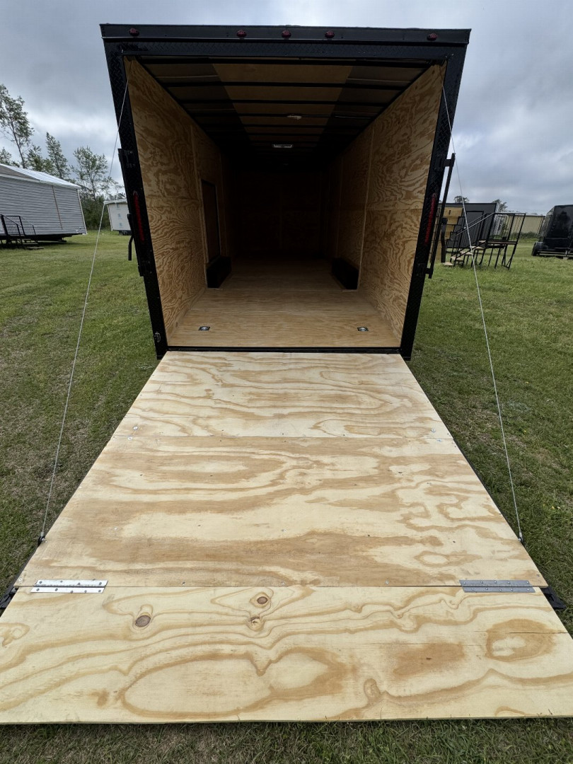 New 2025 South Georgia Cargo Trailers 85x28TA3 7'6" Tall All BLACKOUT Cargo / Enclosed Trailer
