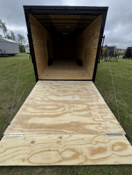 New 2025 South Georgia Cargo Trailers 85x28TA3 7'6" Tall All BLACKOUT Cargo / Enclosed Trailer