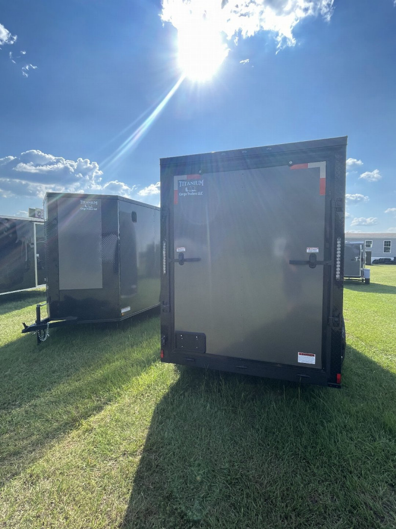 New 2026 Titanium Cargo 6x12SA 6'6" Blackout Cargo / Enclosed Trailer
