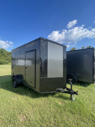 New 2026 Titanium Cargo 6x12SA 6'6  Blackout Cargo / Enclosed Trailer