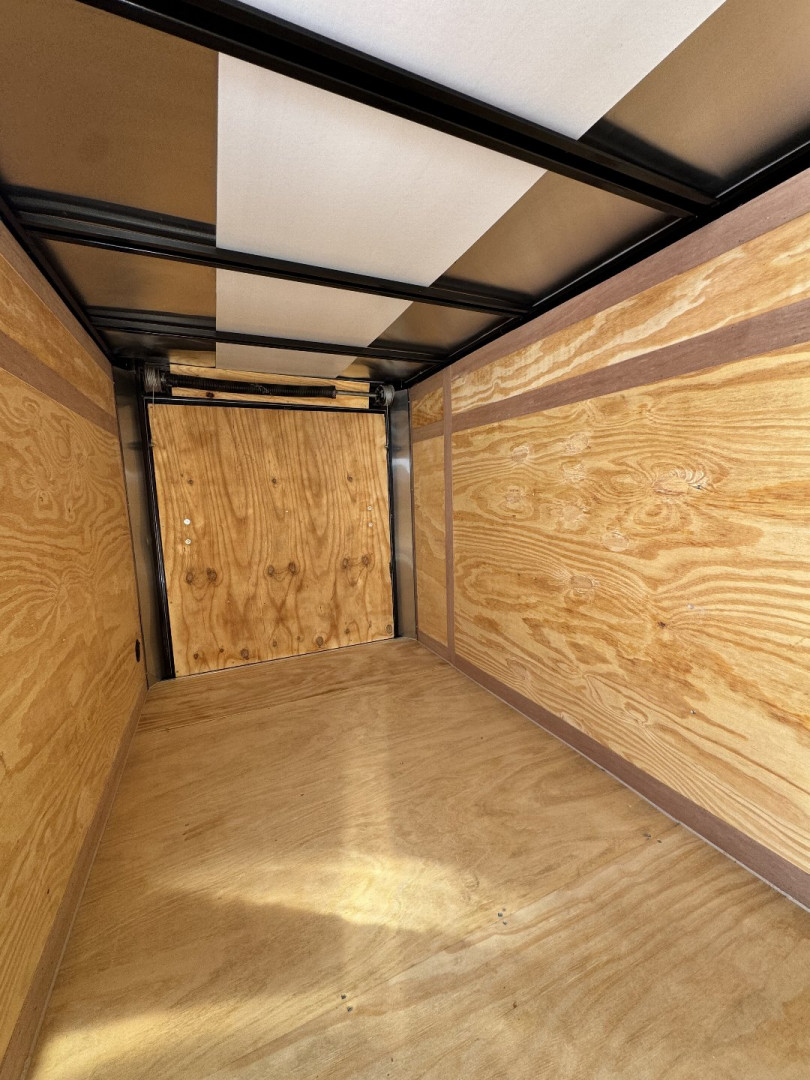 New 2025 NationCraft Trailers 5x10SA Charcoal Grey Cargo / Enclosed Trailer