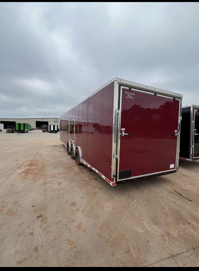 New 2025 Titanium Cargo 8.5x36 Triple Axle Cargo / Enclosed Trailer