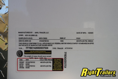 New 2025 7x14 Anvil Cargo Trailer