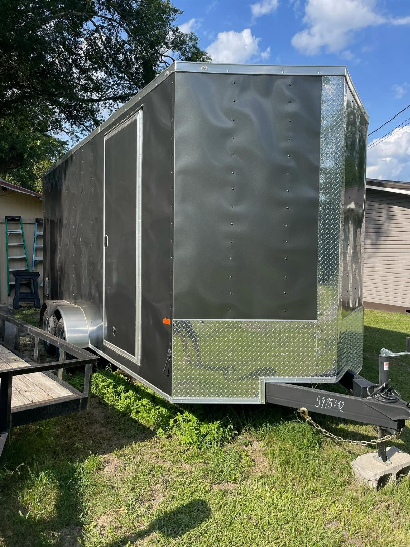 New 2024 Rock Solid Cargo 7x16TA - 7'6" Tall Cargo / Enclosed Trailer