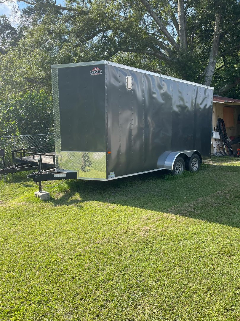 New 2024 Rock Solid Cargo 7x16TA - 7'6" Tall Cargo / Enclosed Trailer
