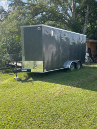 New 2024 Rock Solid Cargo 7x16TA - 7'6  Tall Cargo / Enclosed Trailer