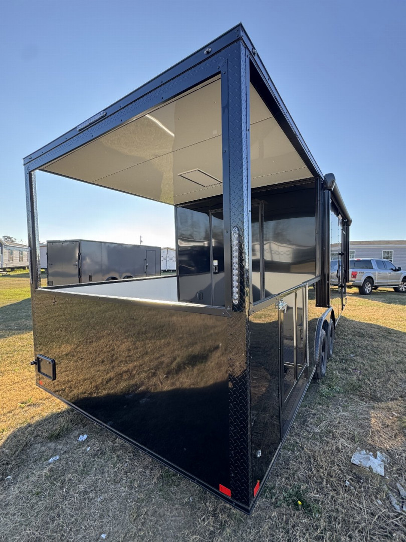 New 2025 Diamond Cargo 8.5x24TA HYBRID BBQ Trailer