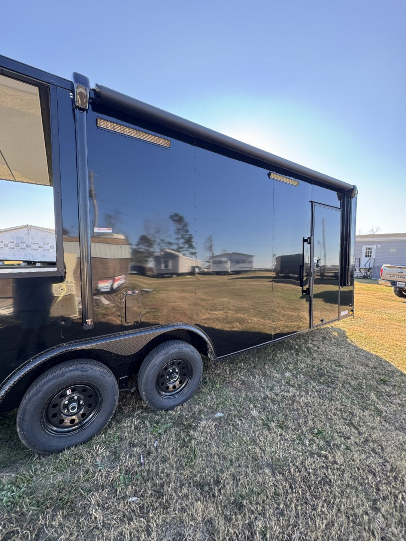 New 2025 Diamond Cargo 8.5x24TA HYBRID BBQ Trailer