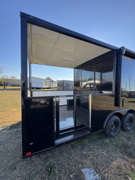 New 2025 Diamond Cargo 8.5x24TA HYBRID BBQ Trailer