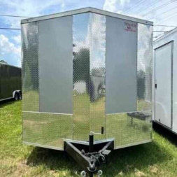 New 2025 Titanium Cargo 8.5x16TA Cargo / Enclosed Trailer SILVER FROST