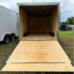 New 2025 Titanium Cargo 8.5x16TA Cargo / Enclosed Trailer SILVER FROST
