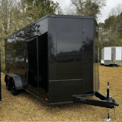 New 2025 Titanium Cargo 7x16TA Cargo / Enclosed Trailer BLACK BLACKOUT
