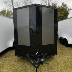 New 2025 Titanium Cargo 7x16TA Cargo / Enclosed Trailer CHARCOAL GREY BLACKOUT