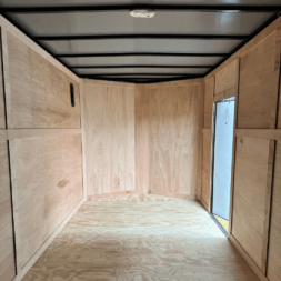 New 2025 Titanium Cargo 7x16TA Cargo / Enclosed Trailer CHARCOAL GREY BLACKOUT