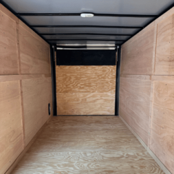 New 2025 Titanium Cargo 7x16TA Cargo / Enclosed Trailer CHARCOAL GREY BLACKOUT