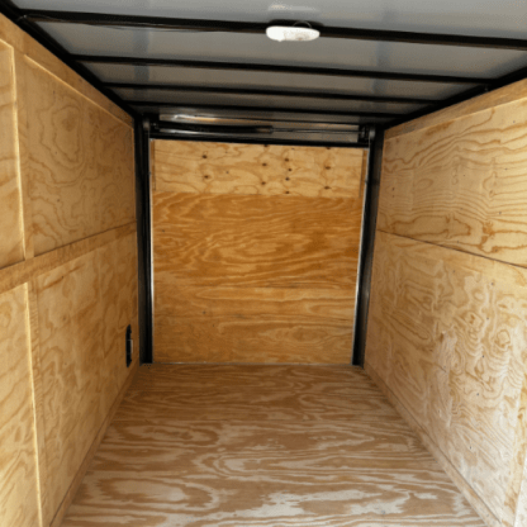 New 2025 Titanium Cargo 7x16TA Cargo / Enclosed Trailer SILVER FROST