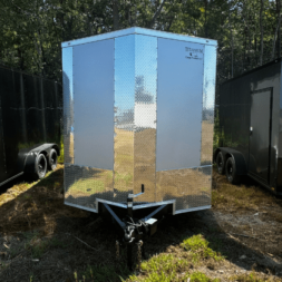 New 2025 Titanium Cargo 7x16TA Cargo / Enclosed Trailer SILVER FROST