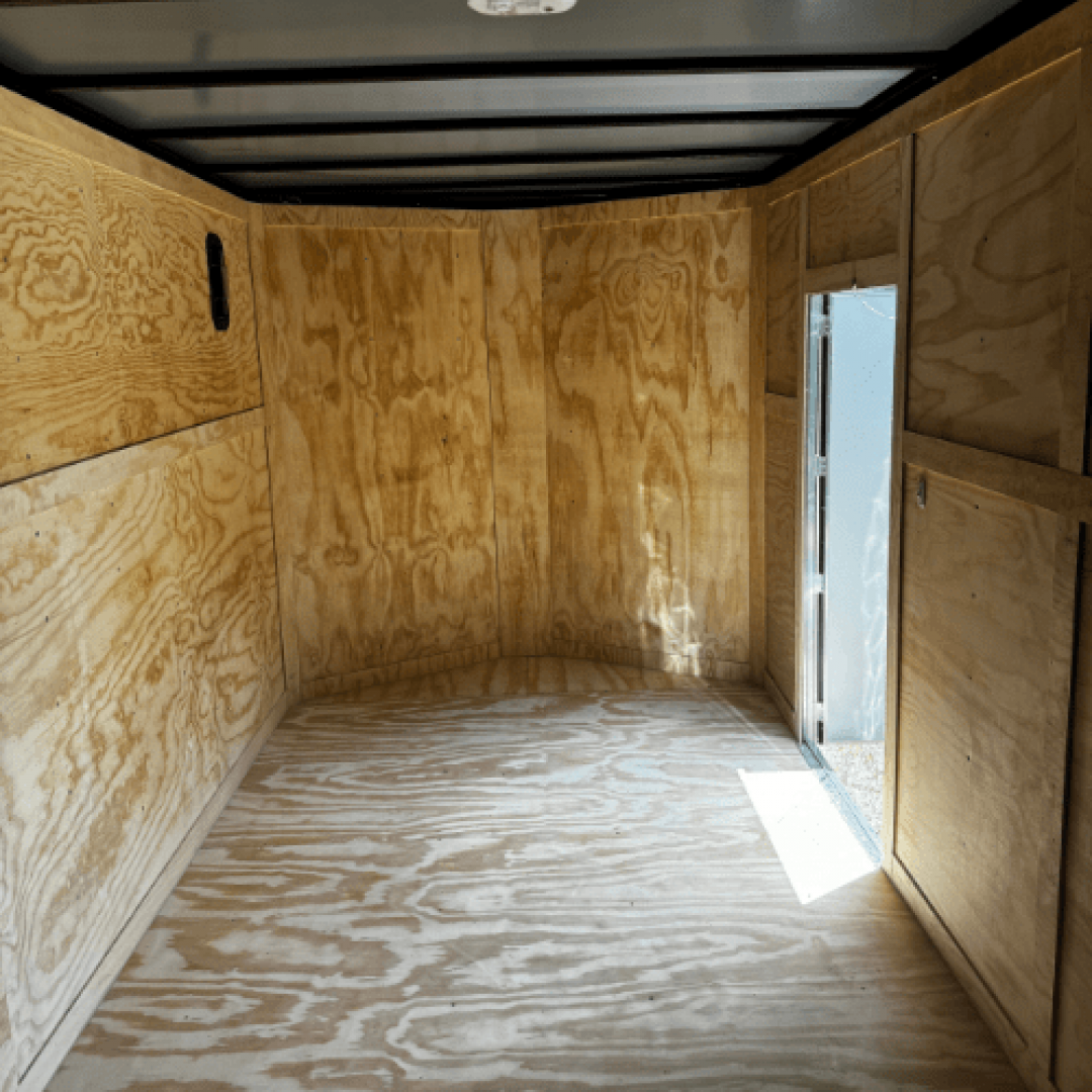 New 2025 Titanium Cargo 7x16TA Cargo / Enclosed Trailer WHITE