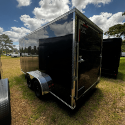New 2025 Titanium Cargo 7x16TA Cargo / Enclosed Trailer BLACK