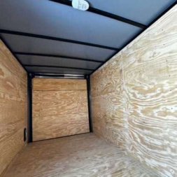 New 2025 Titanium Cargo 7x14TA / Enclosed Trailer SILVER FROST BLACKOUT