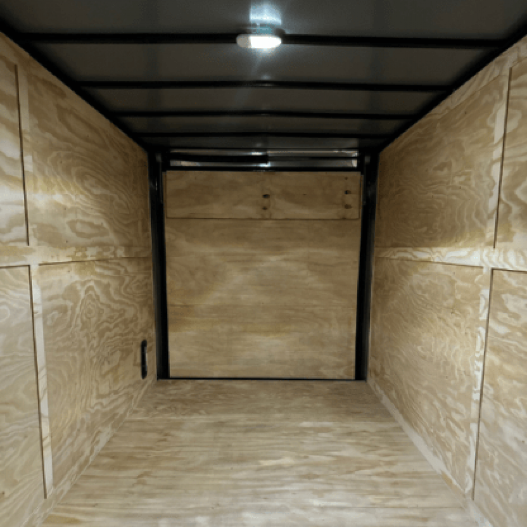 New 2025 Titanium Cargo 7x14TA Cargo / Enclosed Trailer SILVER FROST