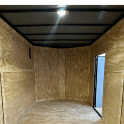 New 2025 Titanium Cargo 7x14TA Cargo / Enclosed Trailer SILVER FROST