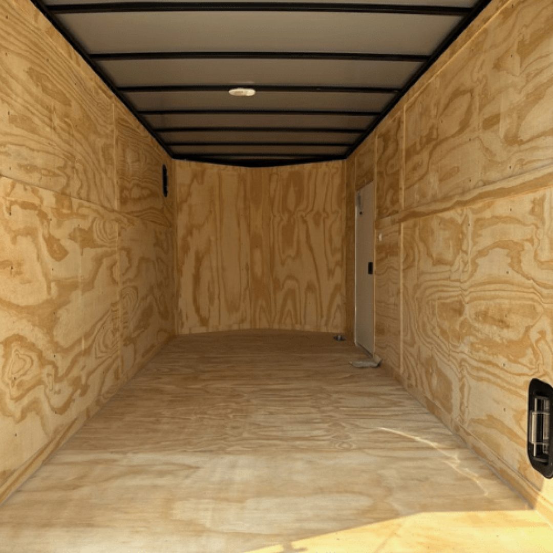 New 2025 Titanium Cargo 7x14TA Cargo / Enclosed Trailer WHITE