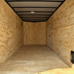 New 2025 Titanium Cargo 7x14TA Cargo / Enclosed Trailer WHITE