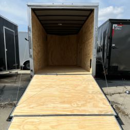 New 2025 Titanium Cargo 7x14TA Cargo / Enclosed Trailer WHITE