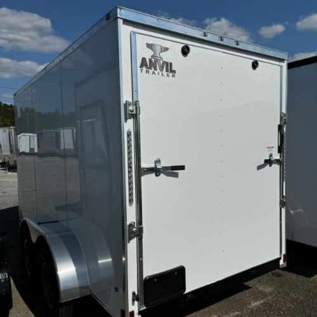 New 2025 Anvil 6x12TA Cargo / Enclosed Trailer WHITE