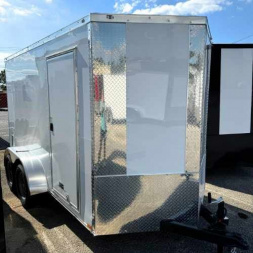 New 2025 Anvil 6x12TA Cargo / Enclosed Trailer WHITE